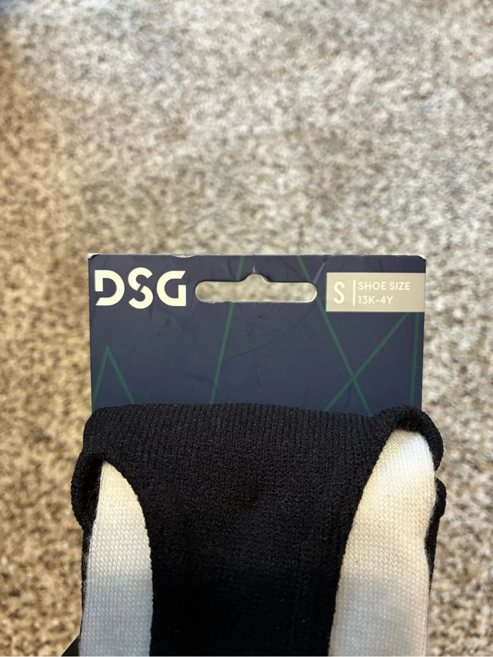 DSG Stirrup & Sanitary Baseball Socks Combo Pack - White Socks and Black Stirrup